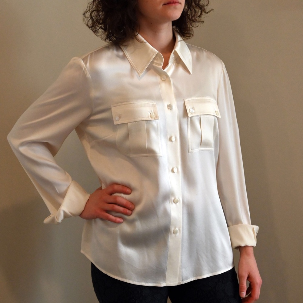 St. John Silk Blouse